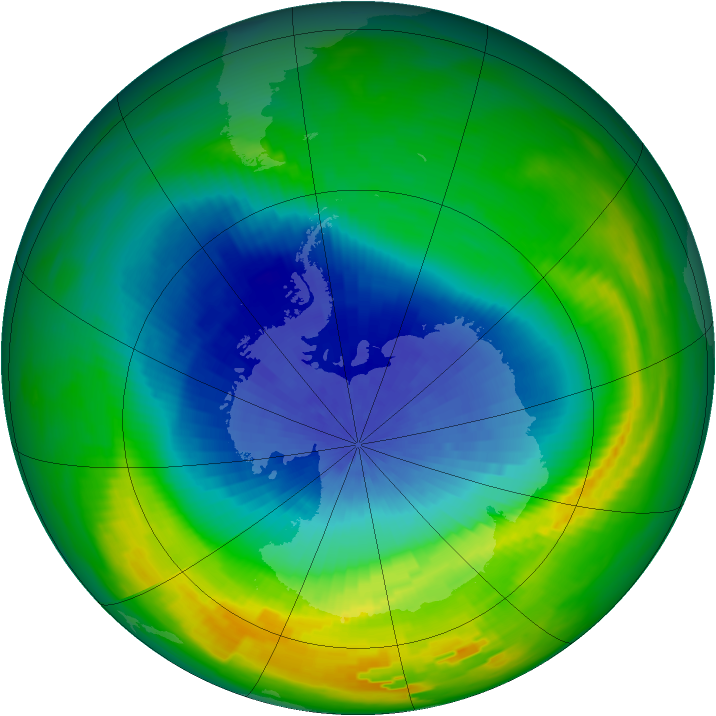 Ozone Map 1988-10-05